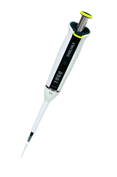 Sartorius Tacta Mech. Pipette, 1-ch, 10-100 µl - 28,5X8,0X5,0