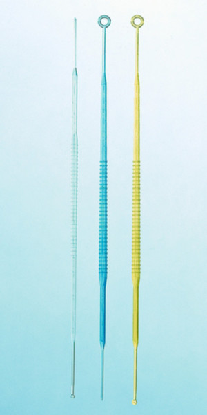 BRAND Inoculation loop with loop at both ends, PS, yellow, y-sterilized, loop volume 1 and 10 µl