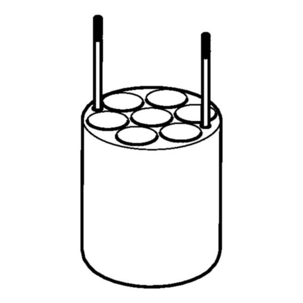 Eppendorf Adapter, for 7 Oak Ridge tubes 16 mL, 2 pcs.