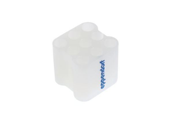 Eppendorf Adapter, für 9 Rundbodengefäße 75  100 mm, 2 Stück