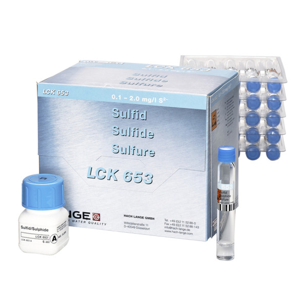 Hach Sulfid Küvetten-Test 0,1-2,0 mg/L S²?, 25 Bestimmungen