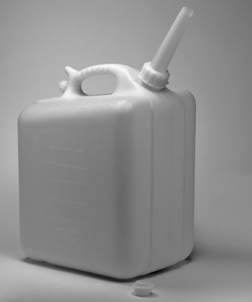 SP Bel-Art Polyethylene Jerrican; 20 Liters (5Gallons), Screw Cap, ¾ in. I.D. Spout
