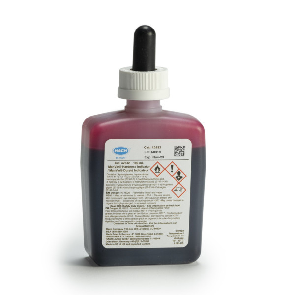 Hach ManVer Hardness 2 indicator solution, 100 mL MDB
