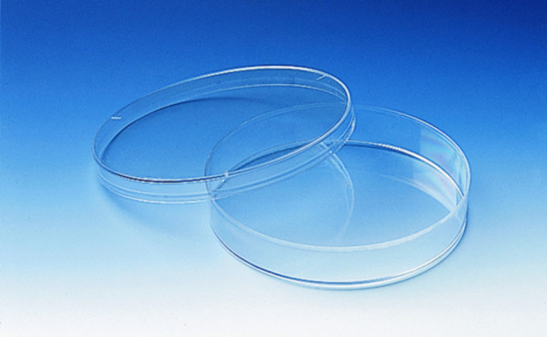 BRAND Disposable petri dish, PS, with lid, lid diameter 55 mm overall, height 16 mm, with vent