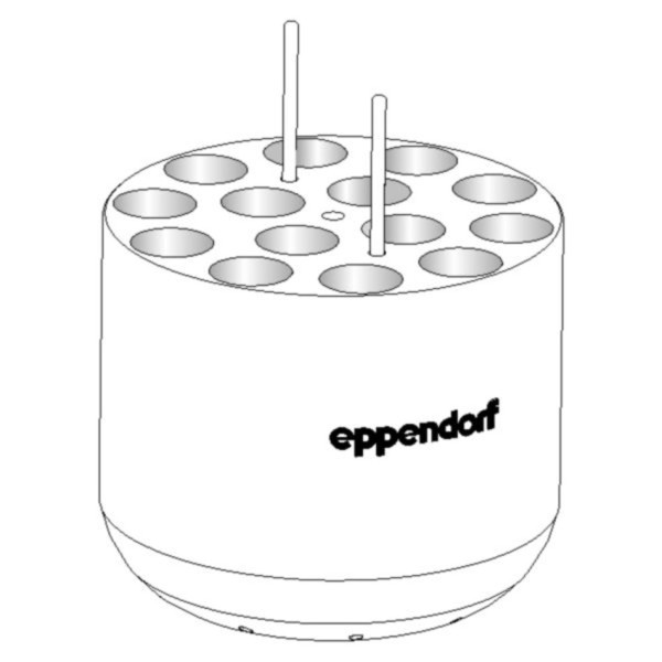 Eppendorf Adapter, for 14 tubes 14 mL, 2 pcs.