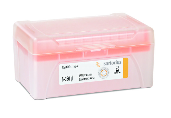 Sartorius BH Tip 5-350 µl, ST (10x96) - 43X12,5X13,5