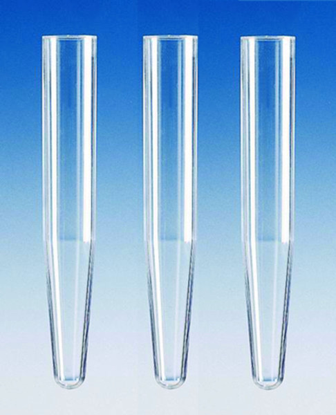 BRAND Sedimentation tube, PS, 16 x 105 mm, conical bottom