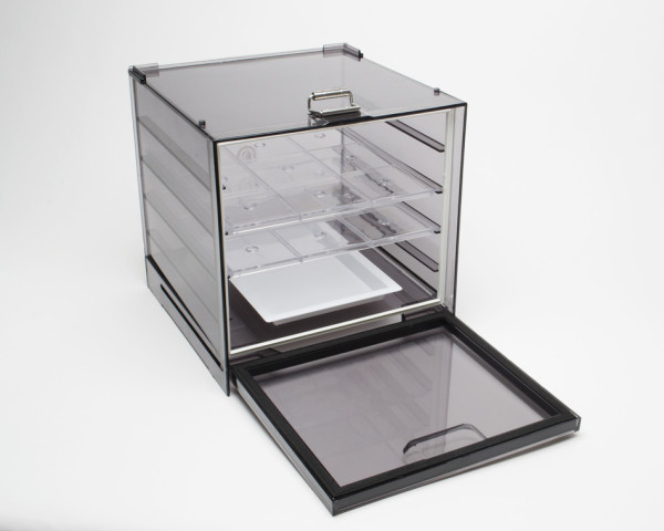 SP Bel-Art Dry-Keeper Stacking PolystyreneDesiccator Cabinet; 0.35 cu. ft.