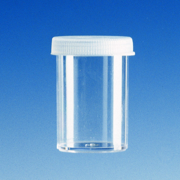 BRAND Sample vial (PS) with lid (PE), for Leuko-Ery Counter, 12 ml