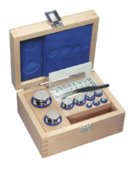 Kern Weight sets, knob shape, polished stainless steel, Model:304-06