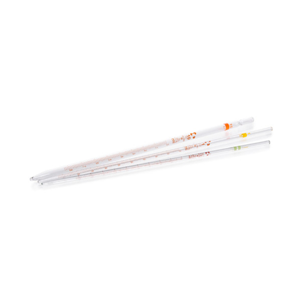 DWK AR Measuring pipette, 1 ml, for complete outflow, class B