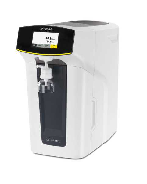 Sartorius arium® mini essential UV Ultrapure water (Type I) < 5 ppb