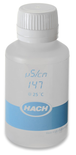 Hach Conductivity Standard Solution, 147 µS/cm, KCl, 125 mL
