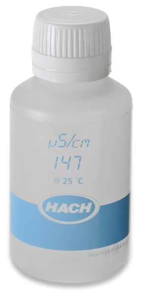 Hach Leitfähigkeitsstandardlösung, 147 µS/cm, KCl, 125 mL