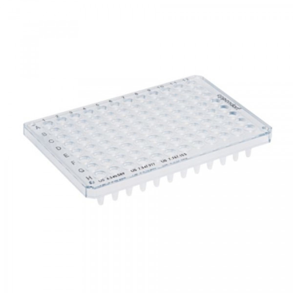 Eppendorf twin.tec microbiology PCR Plate 96, semi-skirted, 250 µL, PCR clean, farblos, 10