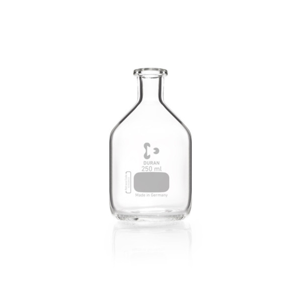 DWK DURAN® Mikrobiologie-Flasche, ungeschliffener Enghals, bedruckt, 250 ml