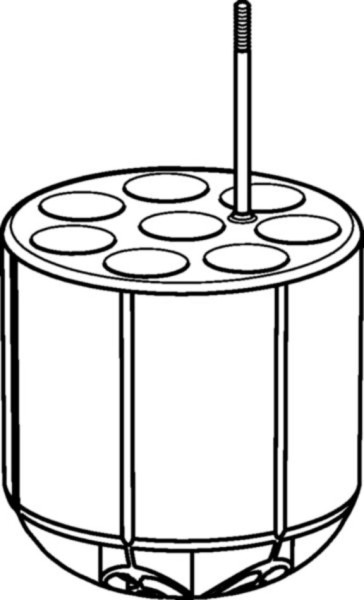 Eppendorf Adapter, for 8 tubes 9 mL, for Rotor S-4x400, 2 pcs.