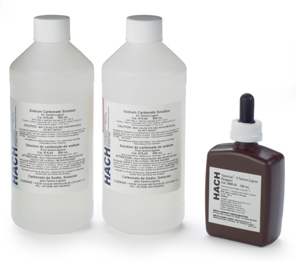 Hach Tannin & Lignin Reagent Set, 0.1-9.0 mg/L