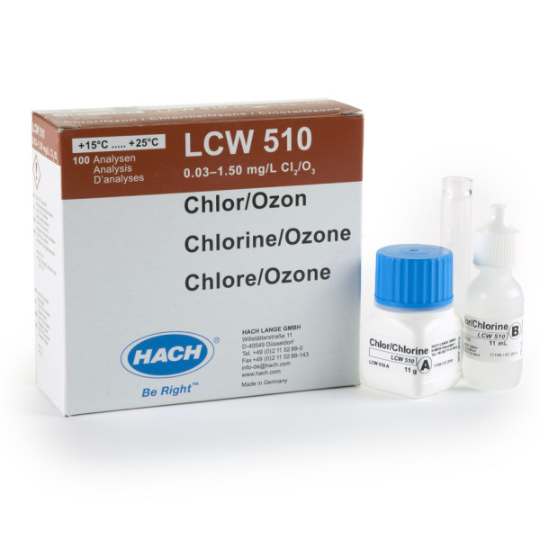 Hach Reagent set Chlorine/Ozone 0.03-0.4/0.05-1.5 mg/L Cl 2