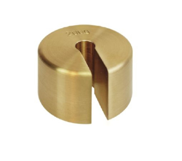Kern M1 1 g Test weight Slotted weight, Finely turned brass