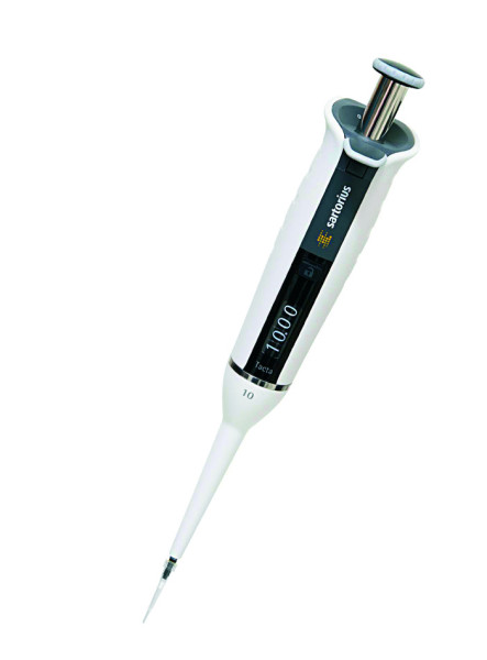 Sartorius Tacta Mech. Pipette, 1-ch, 0.5-10 µl - 28,5X8,0X5,0